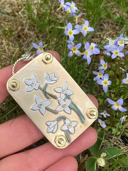 Davy | Mini Flower Press | Compact Botanical Keepsake Maker | Portable Craft Tool