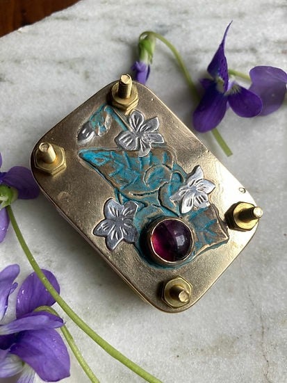 Davy | Mini Flower Press | Compact Botanical Keepsake Maker | Portable Craft Tool