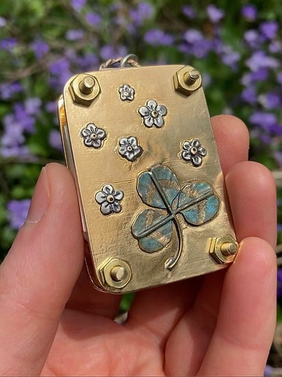 Davy | Mini Flower Press | Compact Botanical Keepsake Maker | Portable Craft Tool