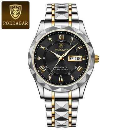 Davy 615 Quartz Watch | Men's Luxury Timepiece | Japanese MIYOTA Movement | Steel Case