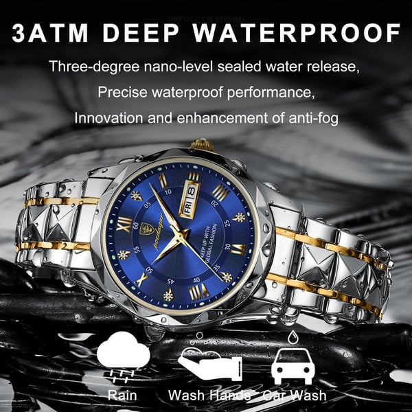 Davy 615 Quartz Watch | Men's Luxury Timepiece | Japanese MIYOTA Movement | Steel Case