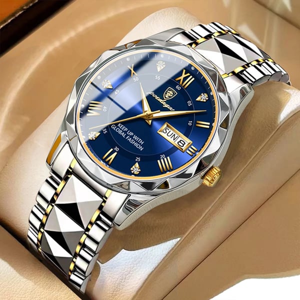 Davy 615 Quartz Watch | Men's Luxury Timepiece | Japanese MIYOTA Movement | Steel Case