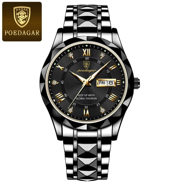 Davy 615 Quartz Watch | Men's Luxury Timepiece | Japanese MIYOTA Movement | Steel Case