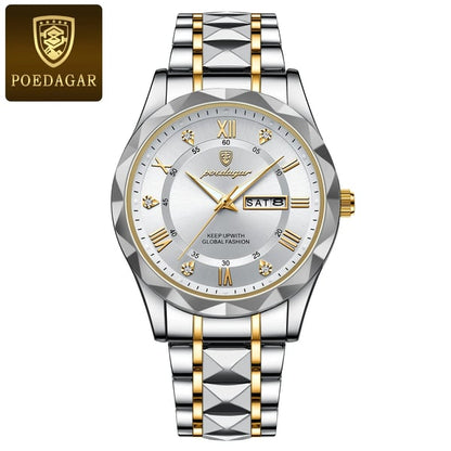 Davy 615 Quartz Watch | Men's Luxury Timepiece | Japanese MIYOTA Movement | Steel Case