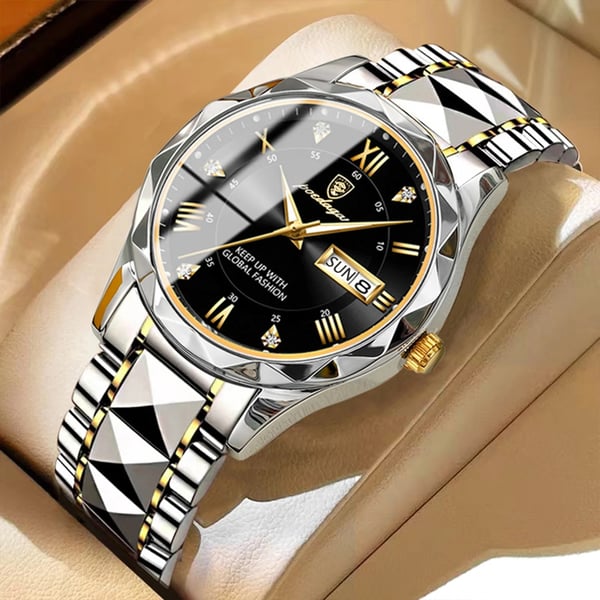 Davy 615 Quartz Watch | Men's Luxury Timepiece | Japanese MIYOTA Movement | Steel Case
