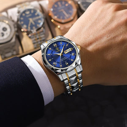 Davy 615 Quartz Watch | Men's Luxury Timepiece | Japanese MIYOTA Movement | Steel Case