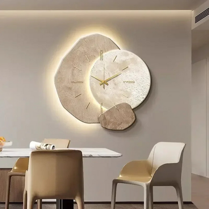 Davy | Modern LED Wall Clock with Light Accent