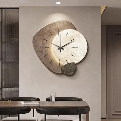 Davy | Modern LED Wall Clock with Light Accent