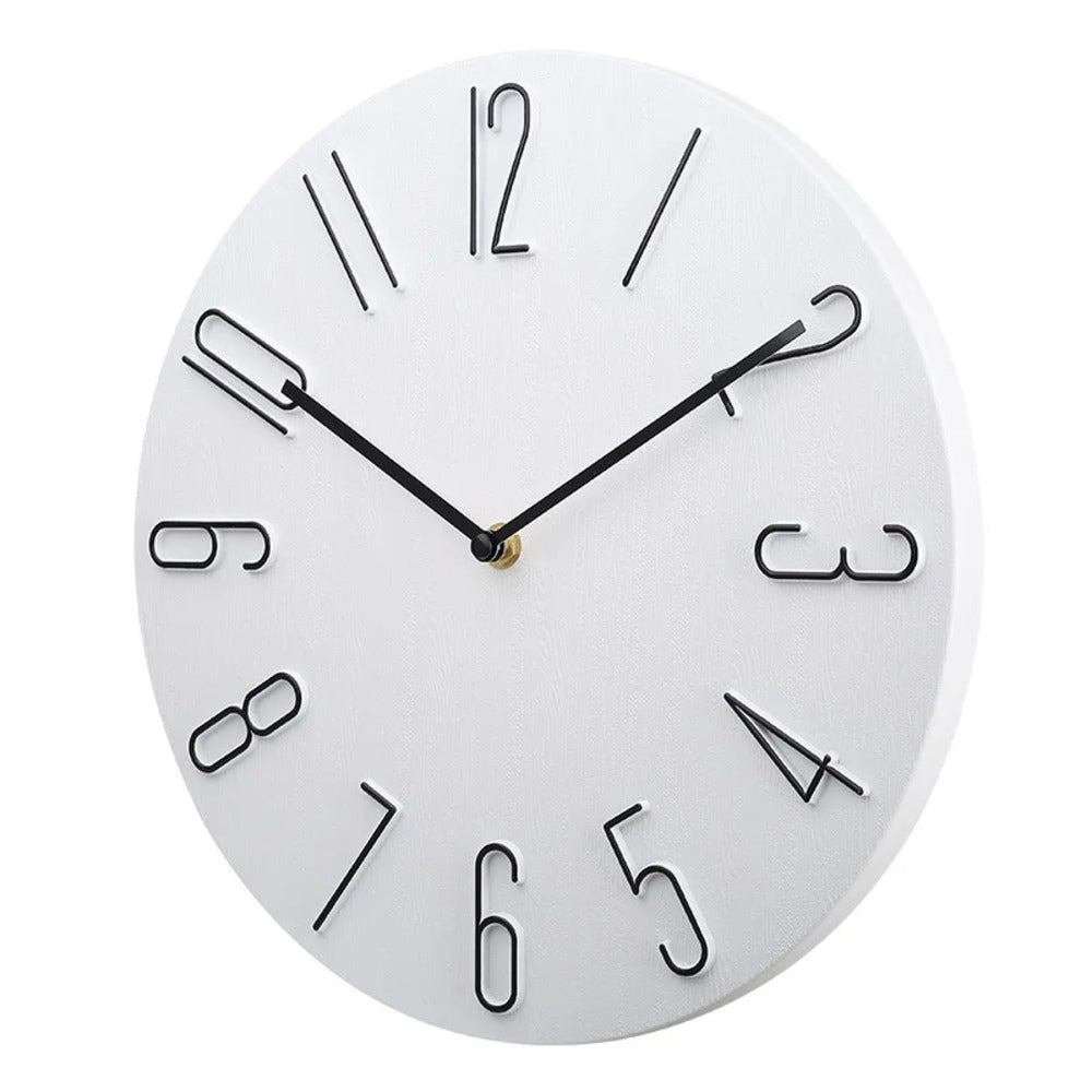 Davy | Modern Minimalist Silent Clock – Stylish Wall Clock