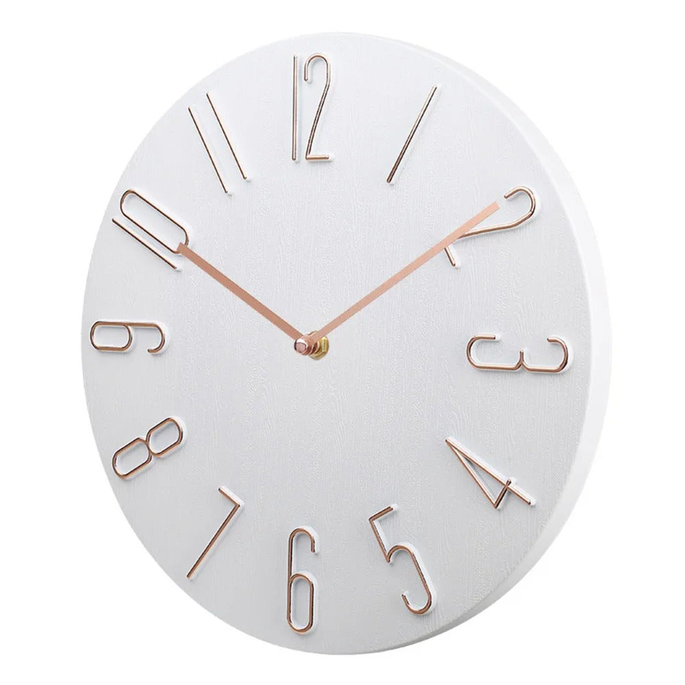 Davy | Modern Minimalist Silent Clock – Stylish Wall Clock