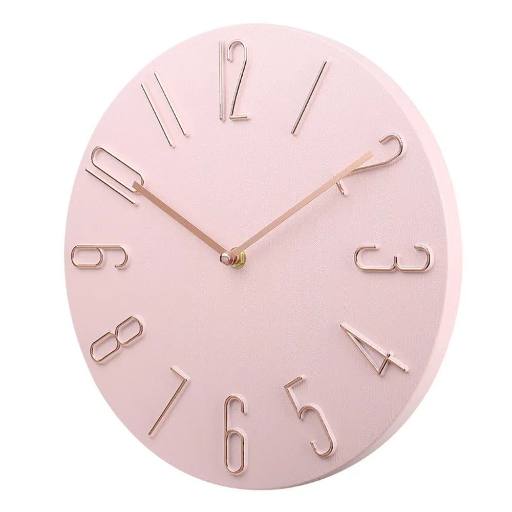 Davy | Modern Minimalist Silent Clock – Stylish Wall Clock