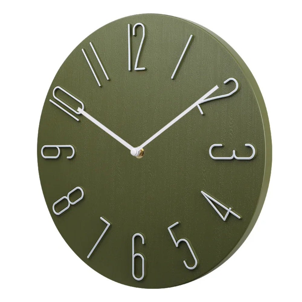 Davy | Modern Minimalist Silent Clock – Stylish Wall Clock