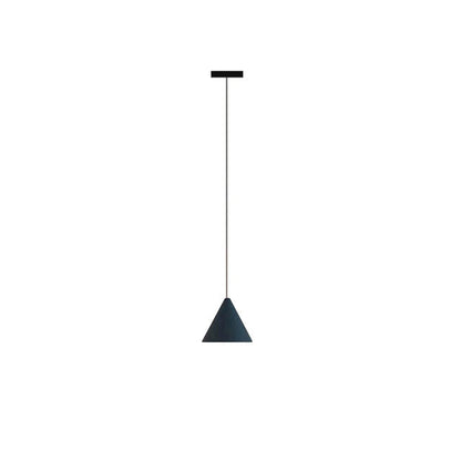 Davy | Minimalist Hanging Light | Black Metal Pendant