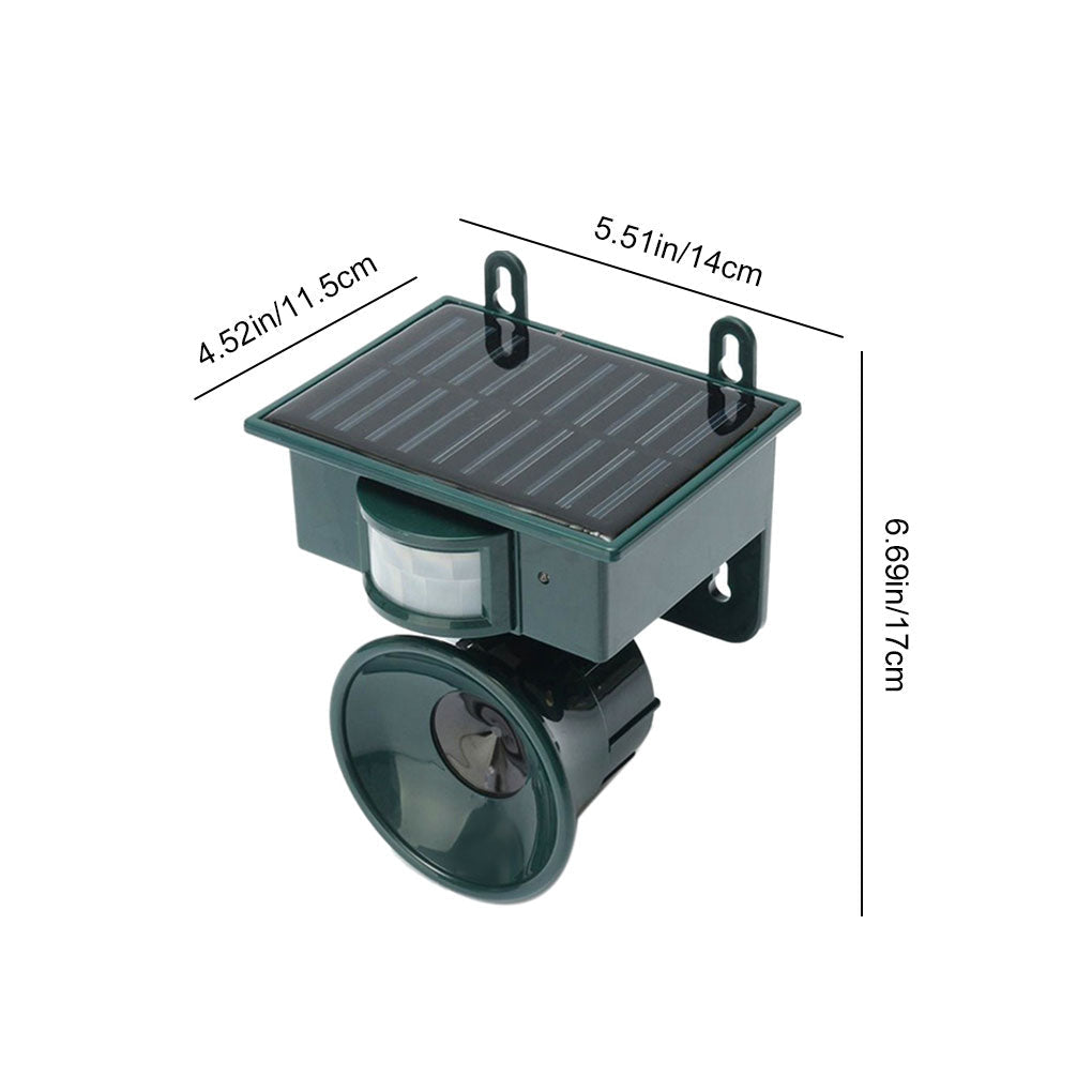 Davy | Motion Sensor Bird Repeller with Solar Power