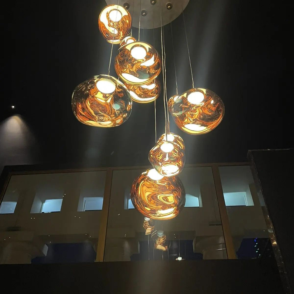 Davy | Designer Multi-Light Chandelier | Organic Sculptural Forms