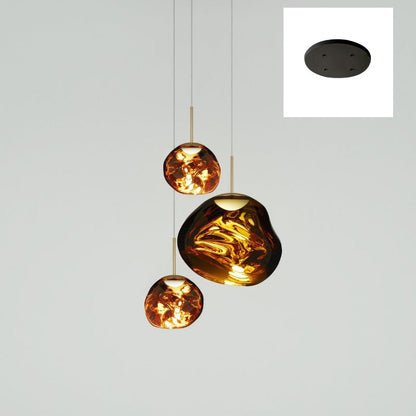Davy | Designer Multi-Light Chandelier | Organic Sculptural Forms