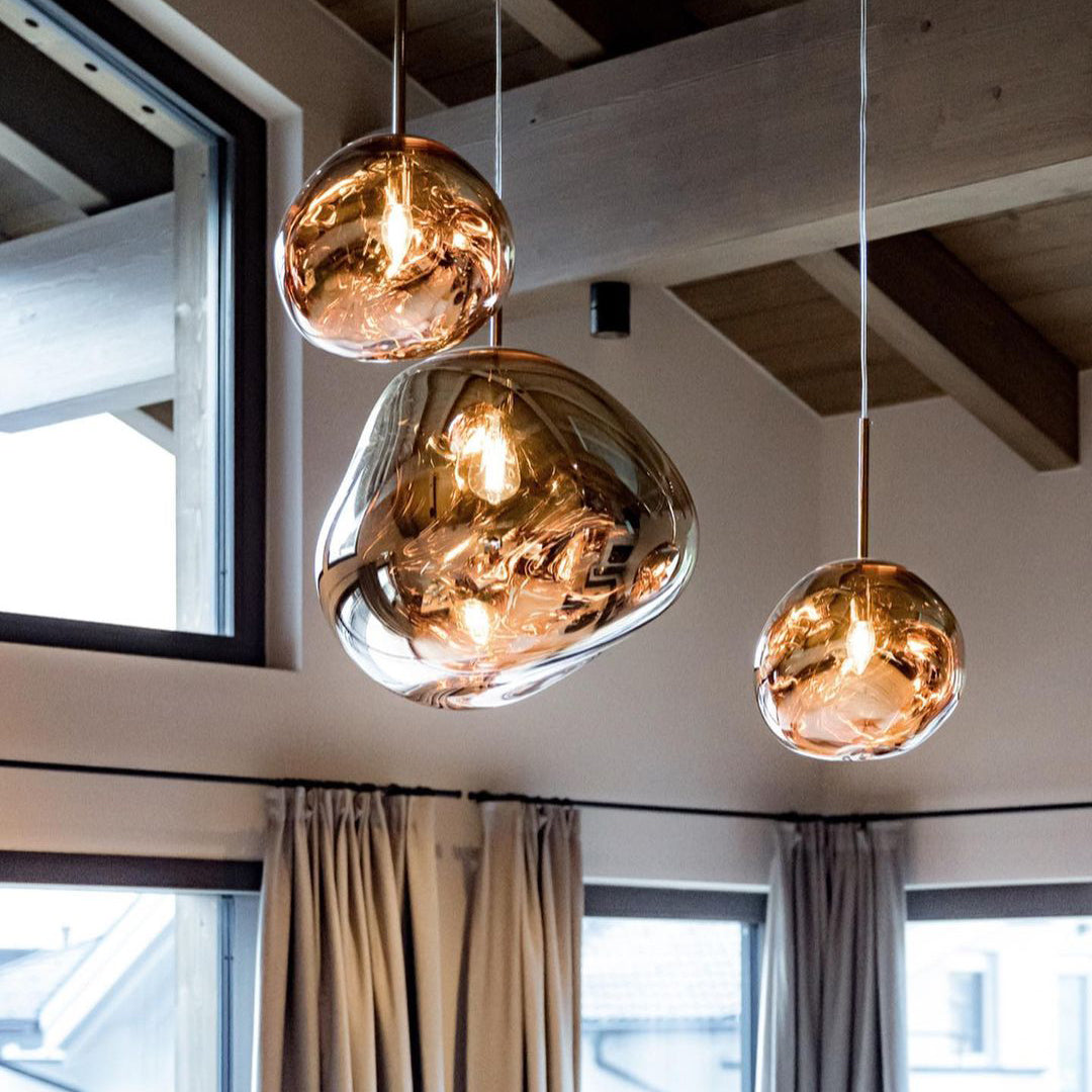 Davy | Designer Multi-Light Chandelier | Organic Sculptural Forms