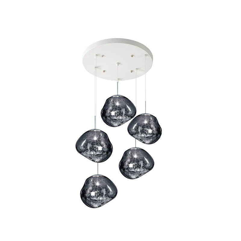 Davy | Designer Multi-Light Chandelier | Organic Sculptural Forms