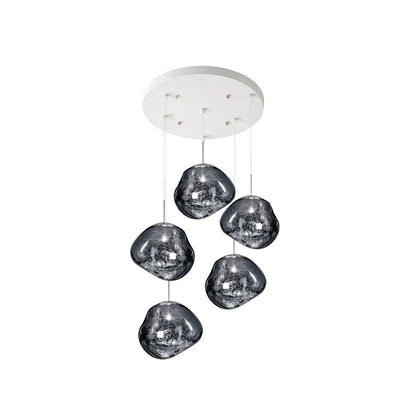 Davy | Designer Multi-Light Chandelier | Organic Sculptural Forms