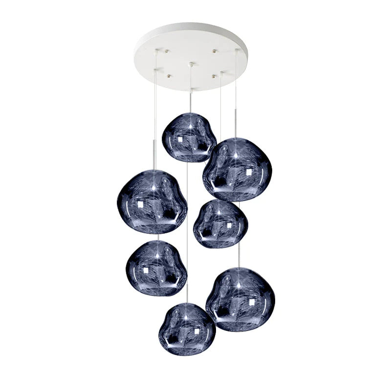 Davy | Designer Multi-Light Chandelier | Organic Sculptural Forms