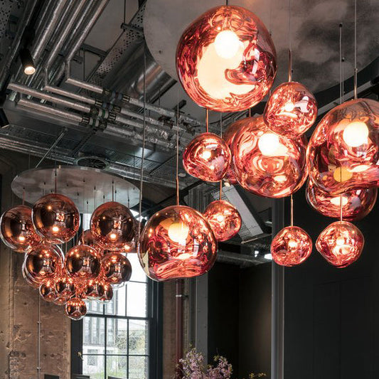 Davy | Designer Multi-Light Chandelier | Organic Sculptural Forms