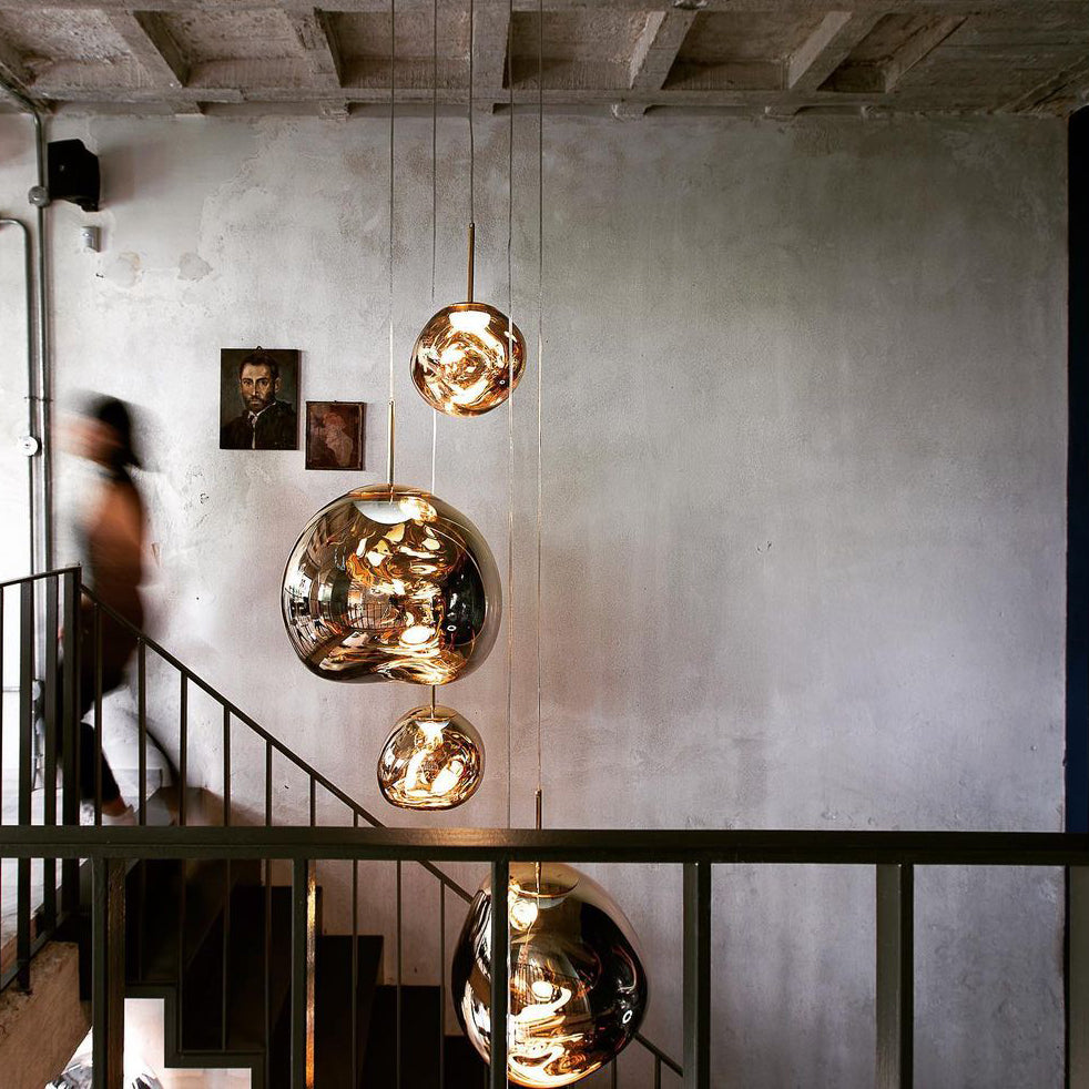 Davy | Designer Multi-Light Chandelier | Organic Sculptural Forms