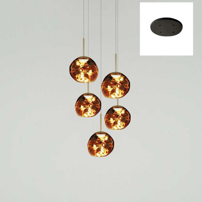 Davy | Designer Multi-Light Chandelier | Organic Sculptural Forms
