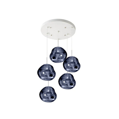 Davy | Designer Multi-Light Chandelier | Organic Sculptural Forms
