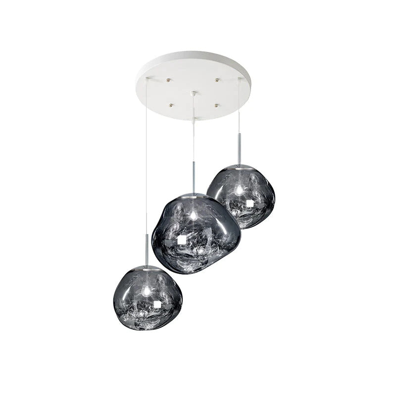 Davy | Designer Multi-Light Chandelier | Organic Sculptural Forms