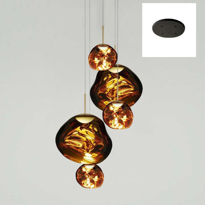 Davy | Designer Multi-Light Chandelier | Organic Sculptural Forms