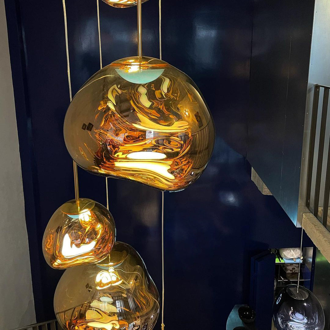 Davy | Designer Multi-Light Chandelier | Organic Sculptural Forms