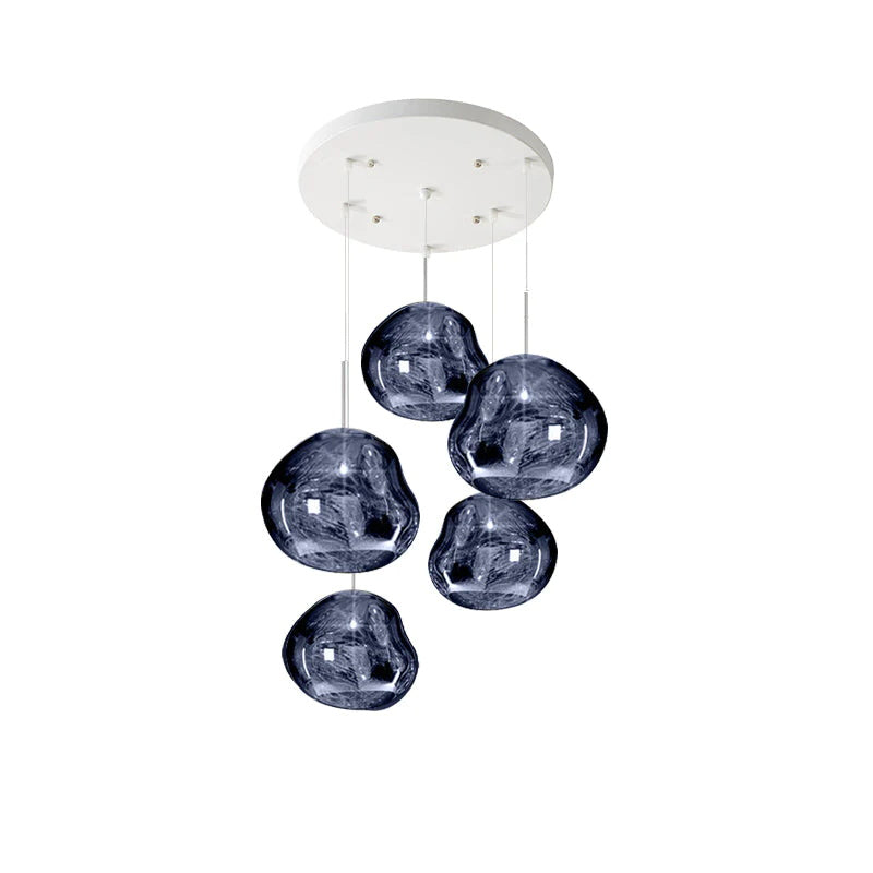 Davy | Designer Multi-Light Chandelier | Organic Sculptural Forms