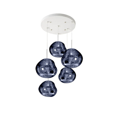 Davy | Designer Multi-Light Chandelier | Organic Sculptural Forms