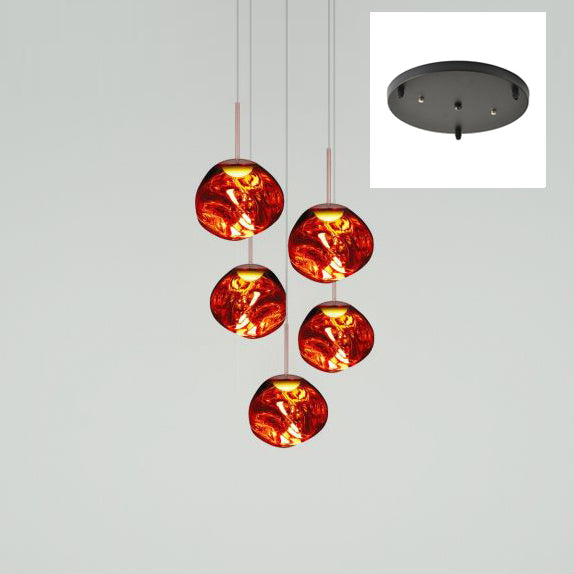 Davy | Designer Multi-Light Chandelier | Organic Sculptural Forms