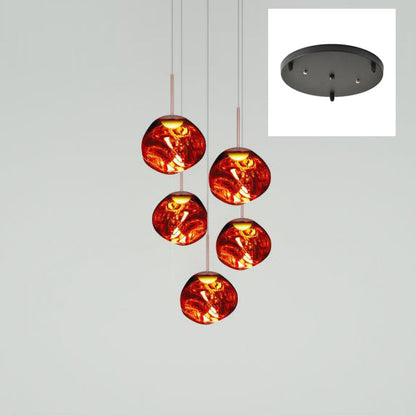 Davy | Designer Multi-Light Chandelier | Organic Sculptural Forms