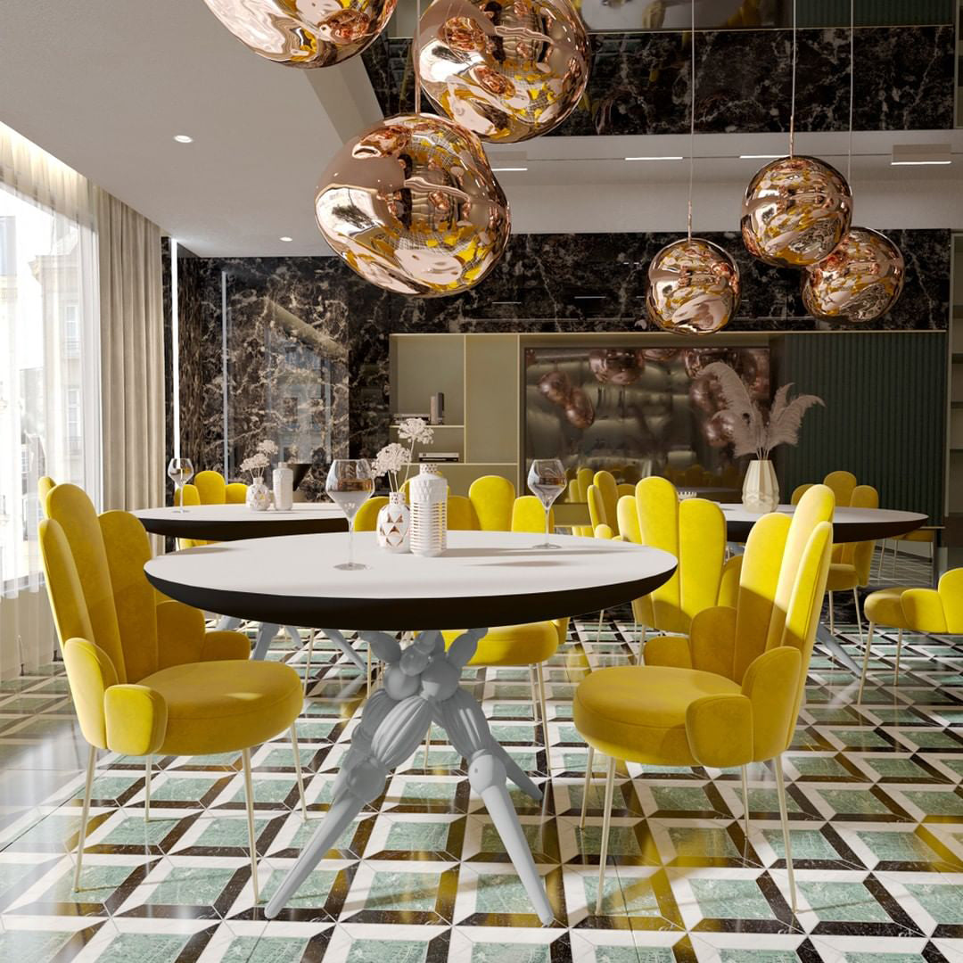 Davy | Designer Multi-Light Chandelier | Organic Sculptural Forms