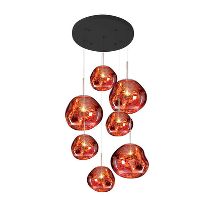 Davy | Designer Multi-Light Chandelier | Organic Sculptural Forms