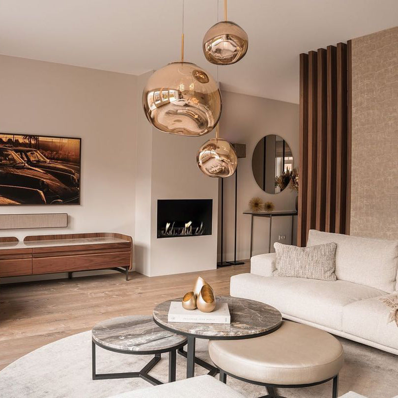 Davy | Designer Multi-Light Chandelier | Organic Sculptural Forms