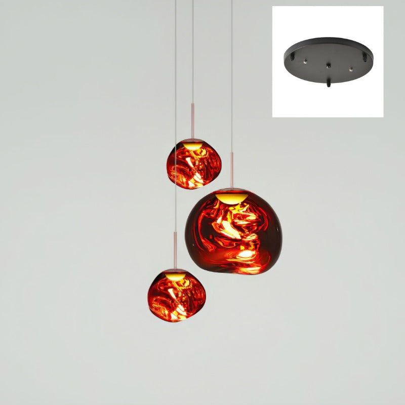 Davy | Designer Multi-Light Chandelier | Organic Sculptural Forms