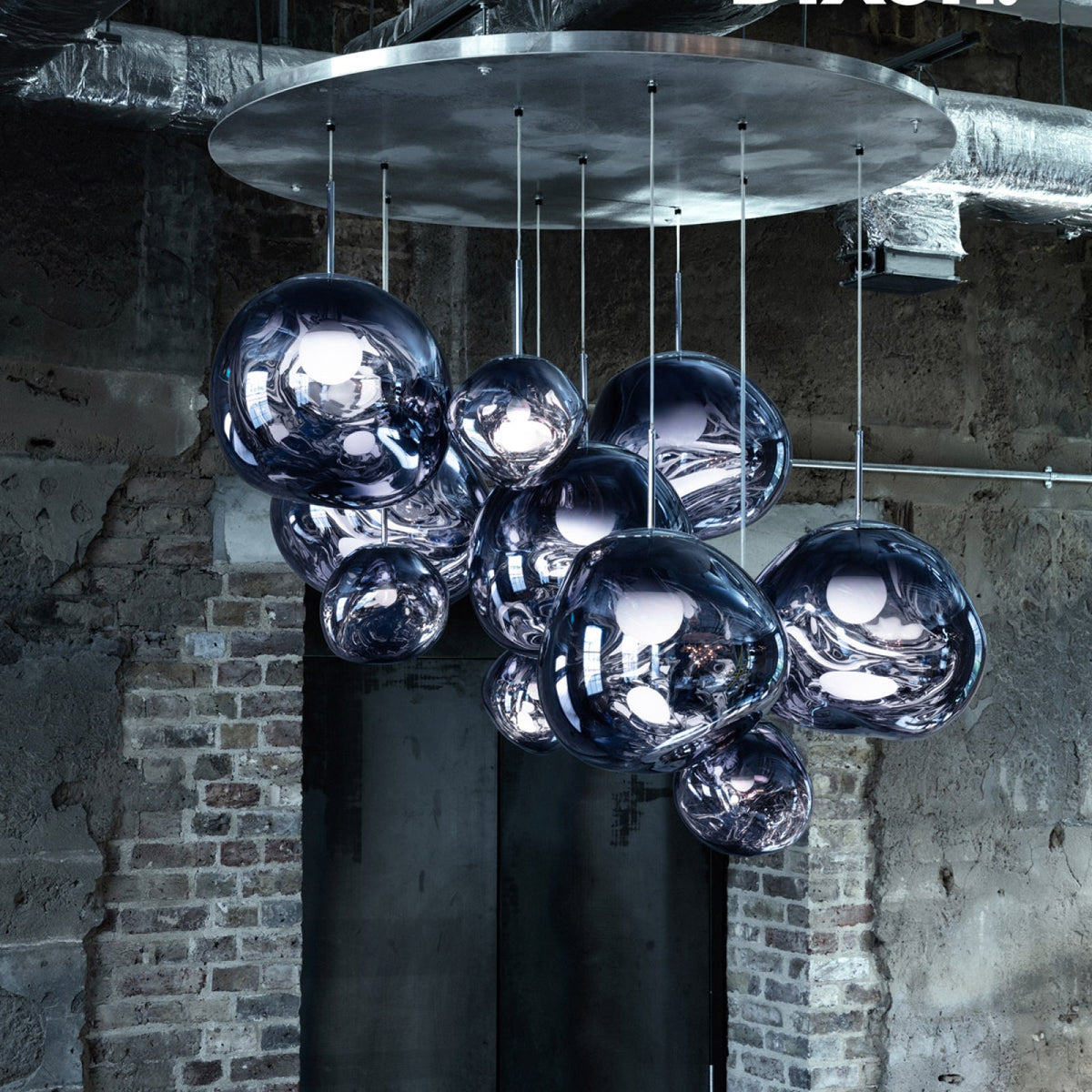 Davy | Designer Multi-Light Chandelier | Organic Sculptural Forms