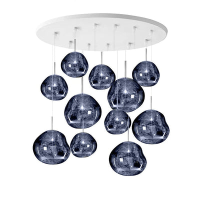 Davy | Designer Multi-Light Chandelier | Organic Sculptural Forms