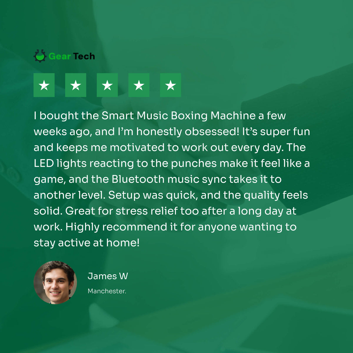 Davy | Music Boxing Machine | Interactive Training | RGB & Bluetooth