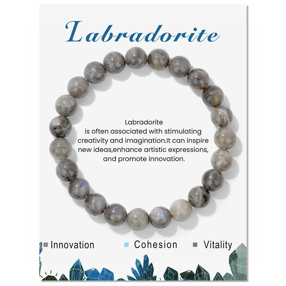 Davy | Aria Crystal Energy Bracelet - Natural Gemstone
