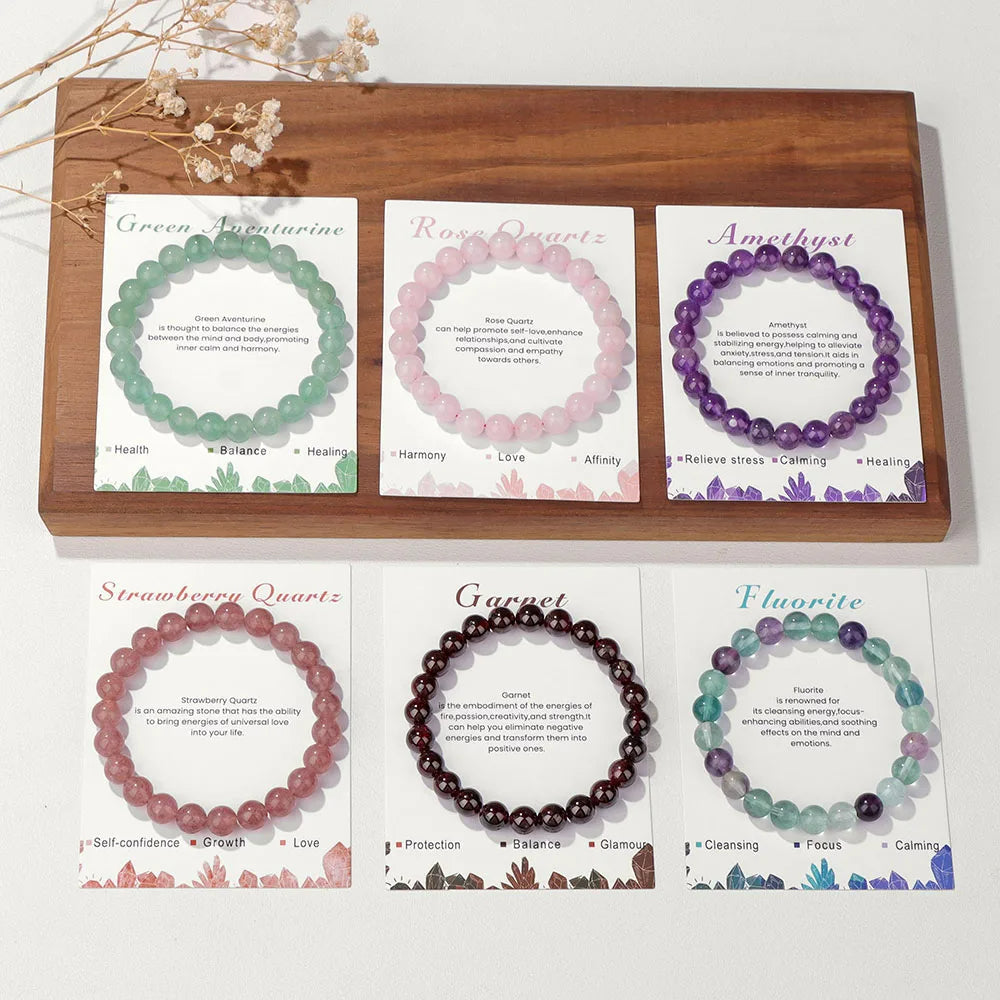 Davy | Aria Crystal Energy Bracelet - Natural Gemstone