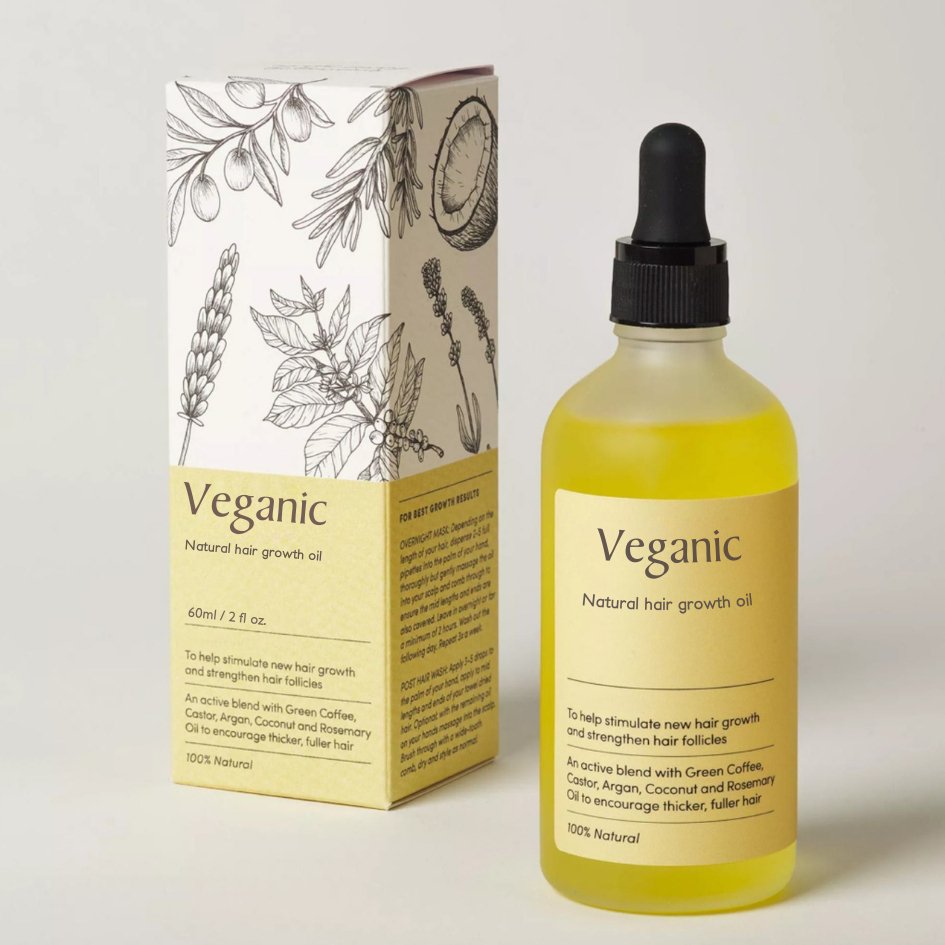 Davy | Natural Hair Growth Oil – Strengthens & Revitalizes Thin, Brittle Hair