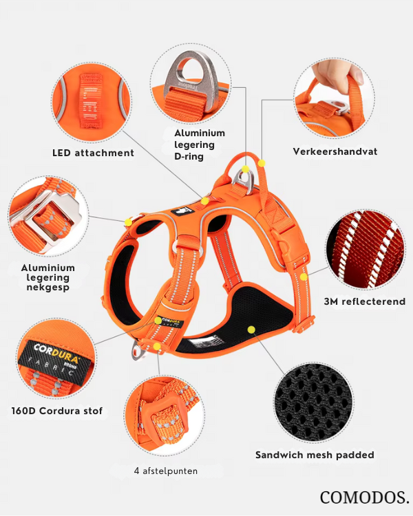 Davy | No Pull Dog Harness Reflective