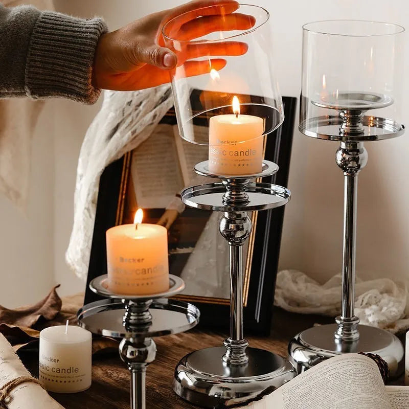 Davy | Scandi Style Candle Holder | Elegant Home Accent