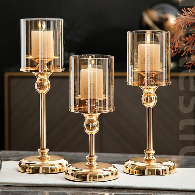Davy | Scandi Style Candle Holder | Elegant Home Accent