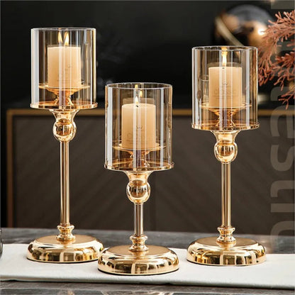 Davy | Scandi Style Candle Holder | Elegant Home Accent