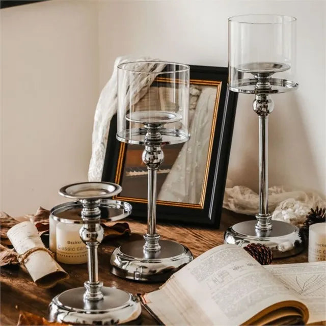 Davy | Scandi Style Candle Holder | Elegant Home Accent